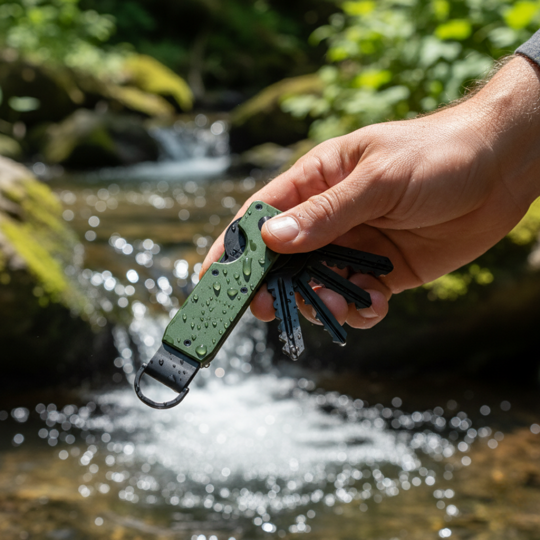 IronShield Organizer — Compact Metal Key Organizer for Tactical Everyday Carry