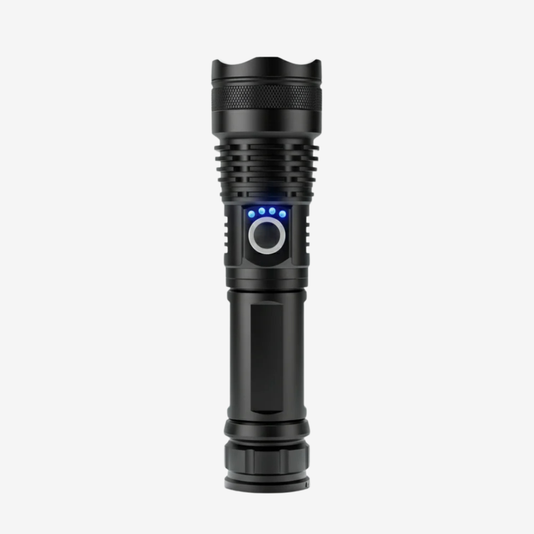 Long Range Waterproof Rechargeable LED Flashlight