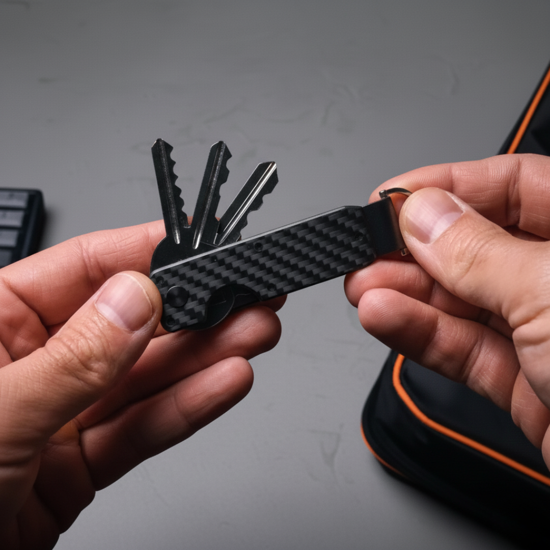 IronShield Organizer — Compact Metal Key Organizer for Tactical Everyday Carry