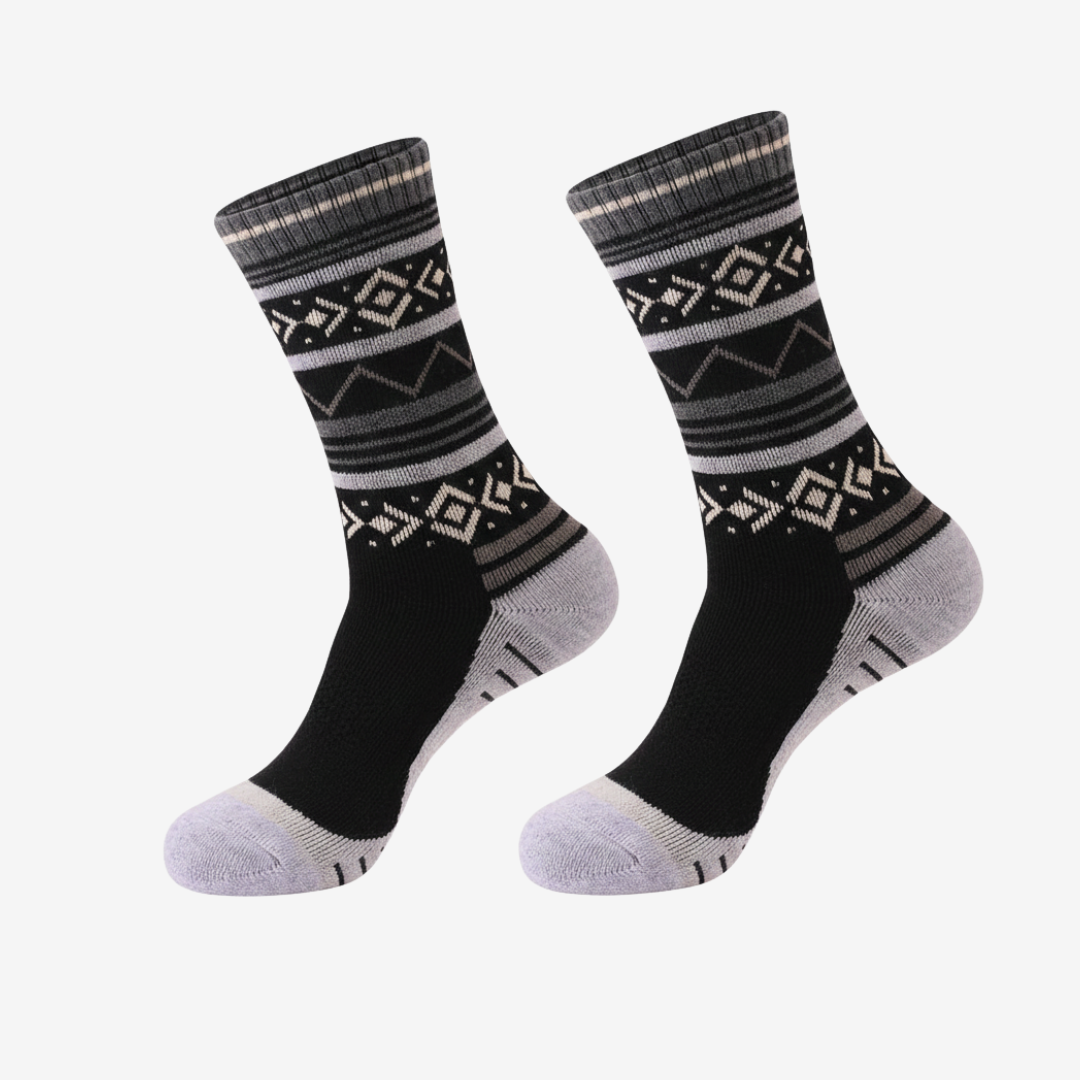 Moisture-Control Knitted Merino Wool Socks