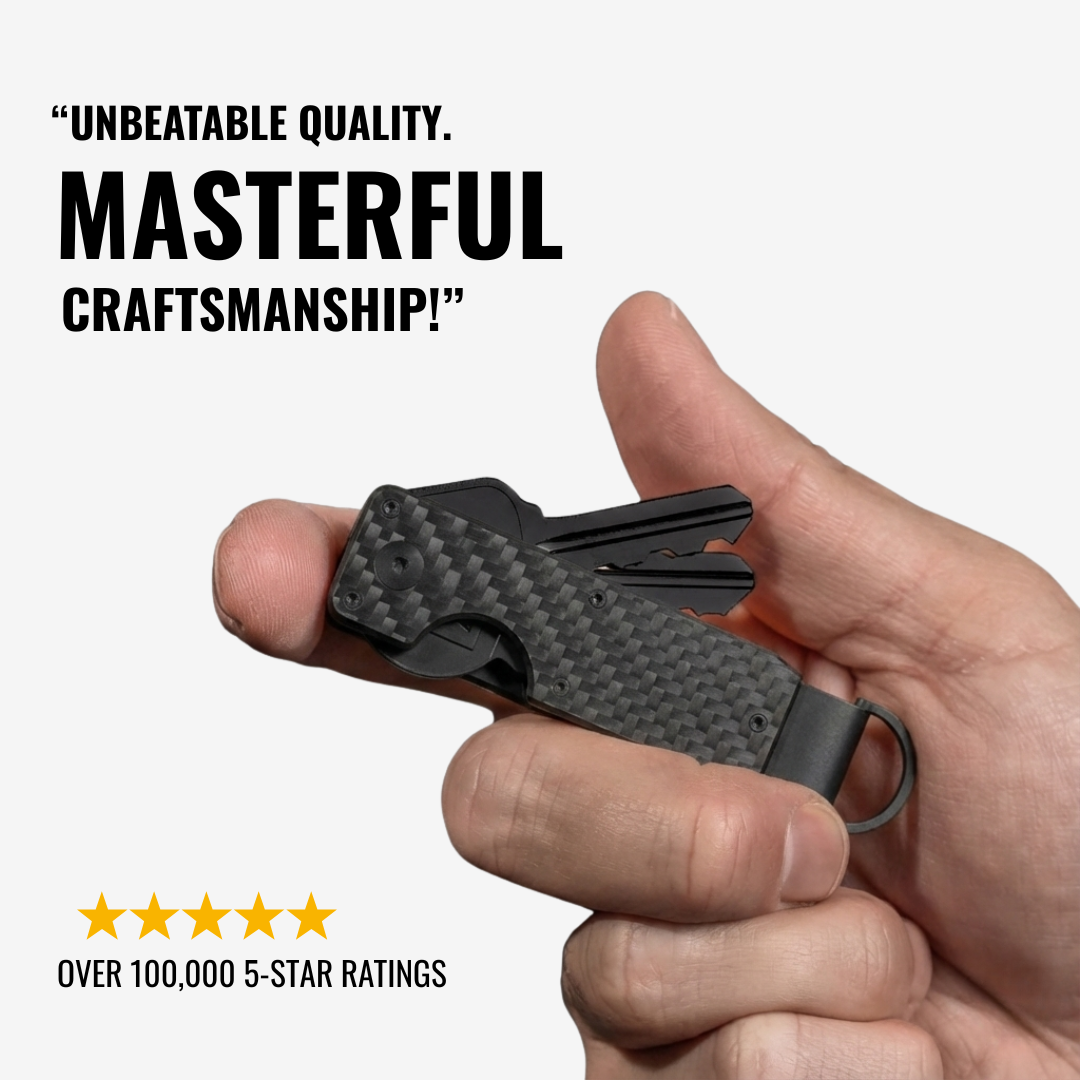 IronShield Organizer — Compact Metal Key Organizer for Tactical Everyday Carry