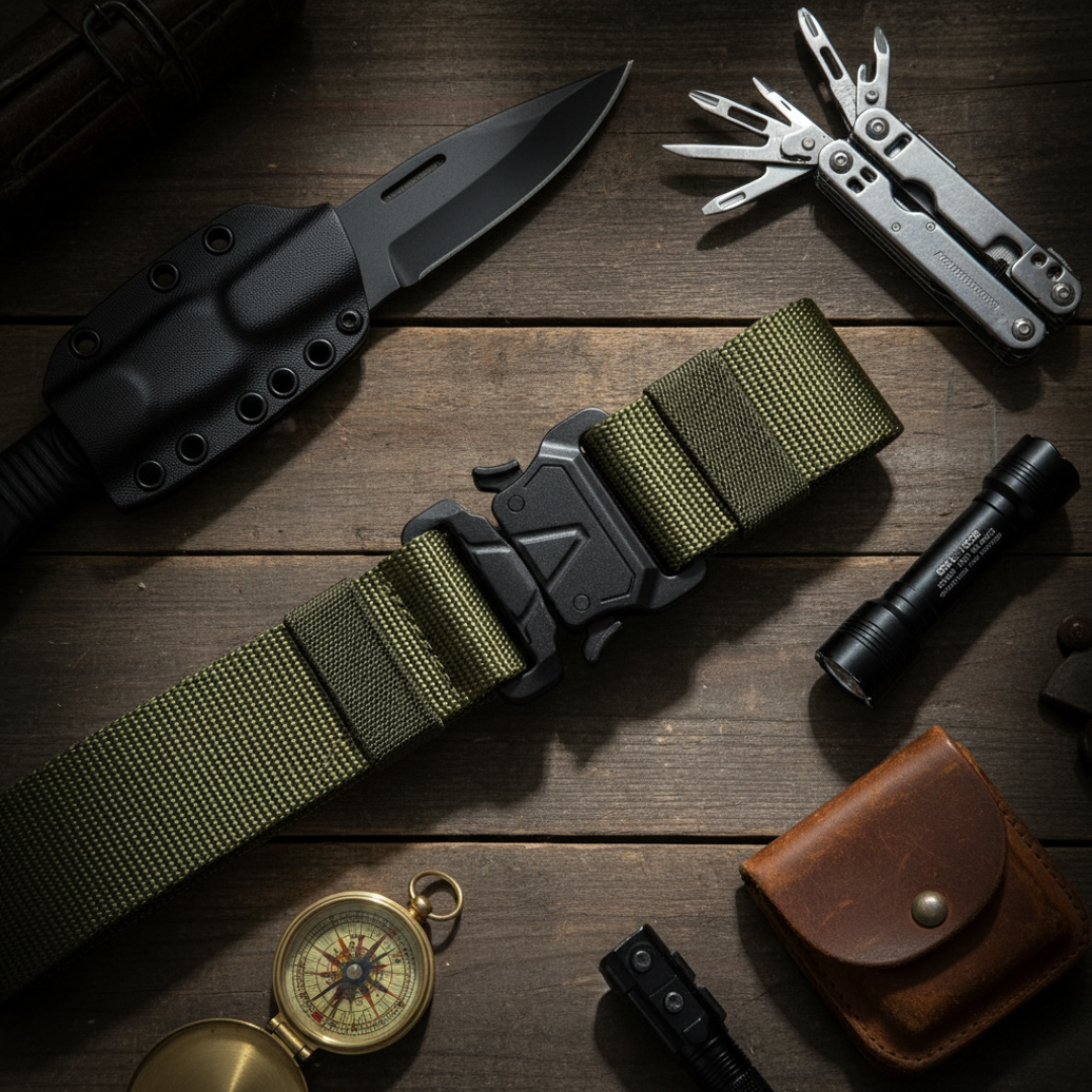 Explorer’s Adjustable Tactical Gear Belt