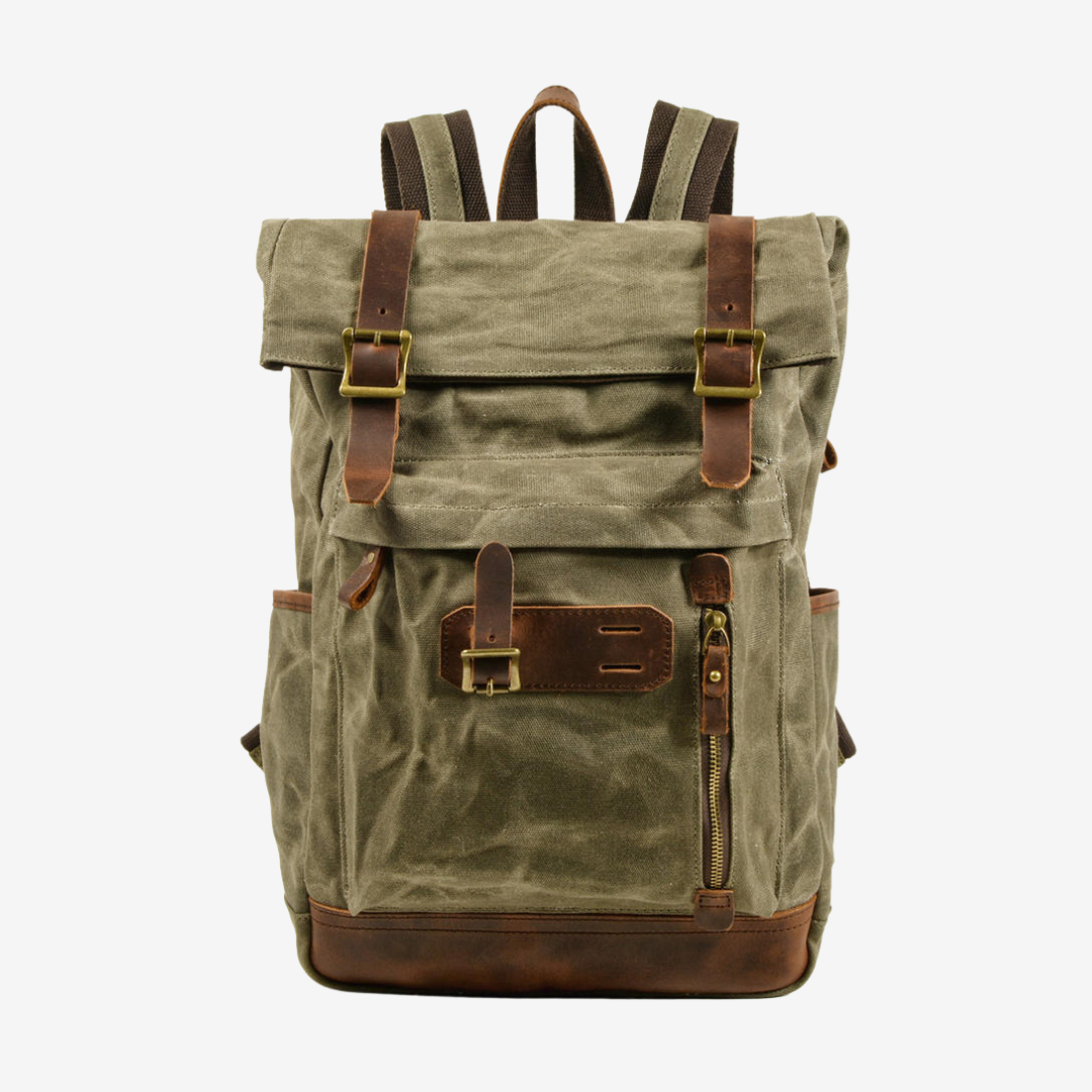 Vintage Canvas Knapsack Backpack