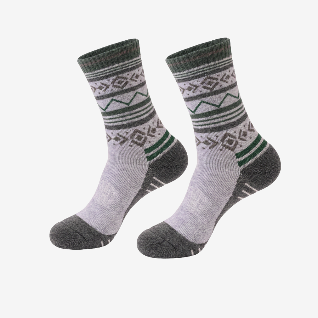 Moisture-Control Knitted Merino Wool Socks