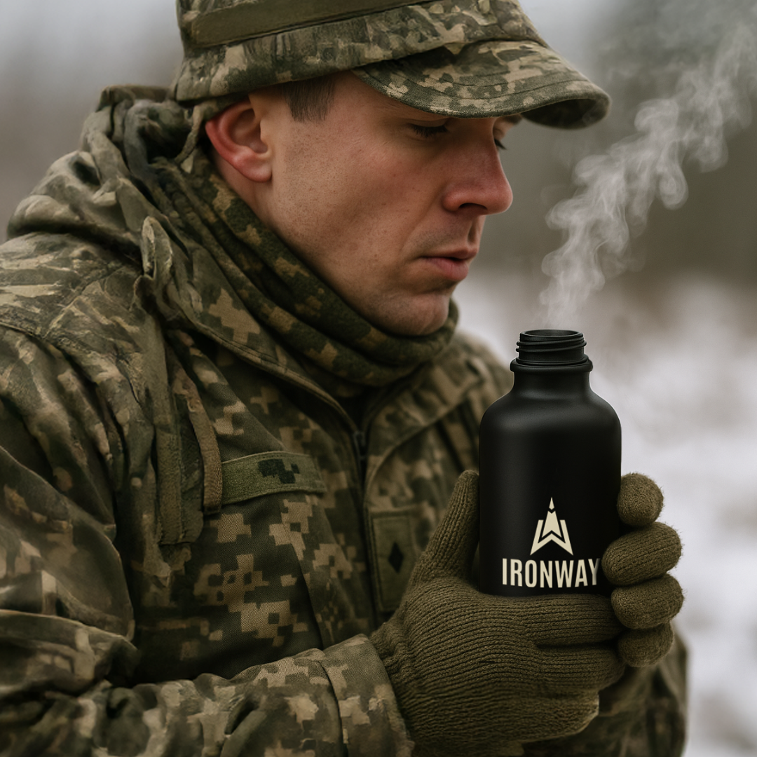 Bottiglia Trail – Bottiglia d'acqua leggera in alluminio con moschettone