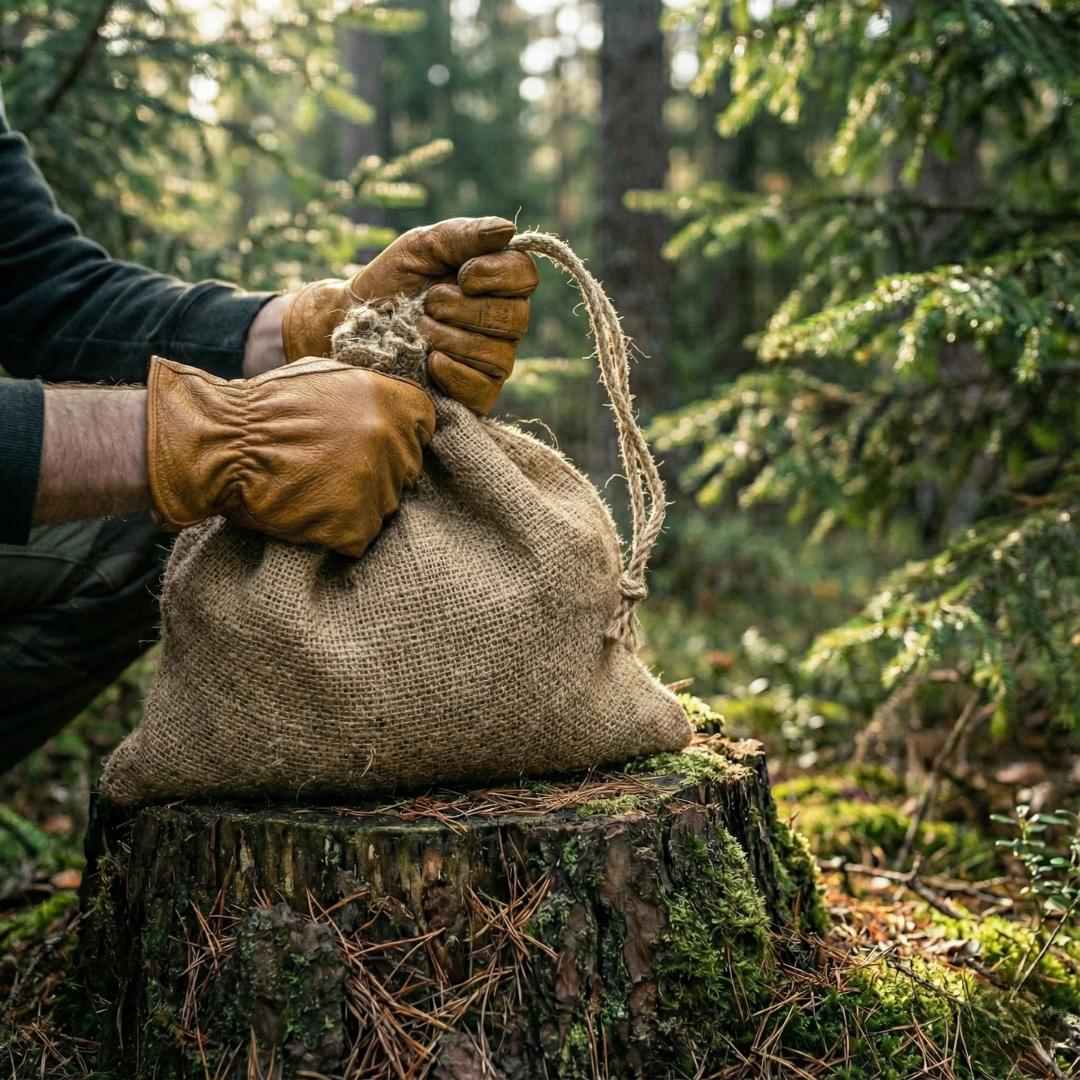 Anti-Slip Tie-Dye Brown Retro Gloves