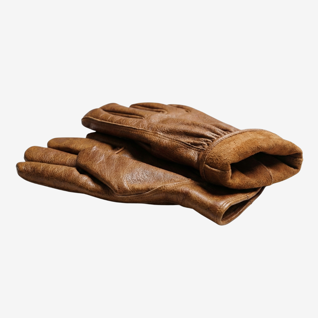 Anti-Slip Tie-Dye Brown Retro Gloves