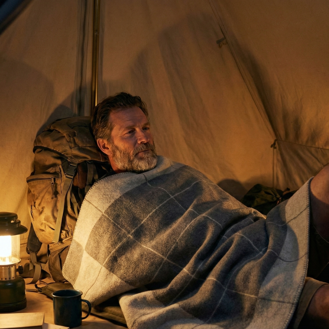 Handmade Knitted Cozy Blanket