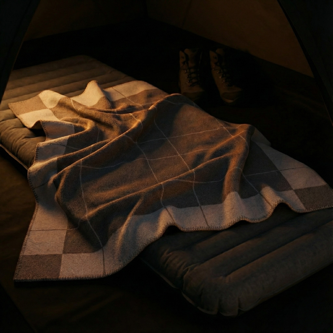 Handmade Knitted Cozy Blanket