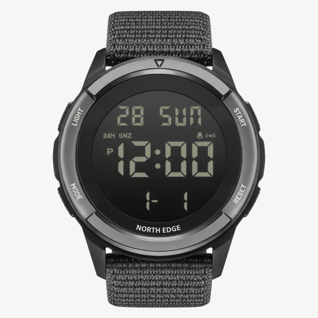 NorthEdge 45 — Digital Carbon Fiber Field Watch for Extreme Adventure