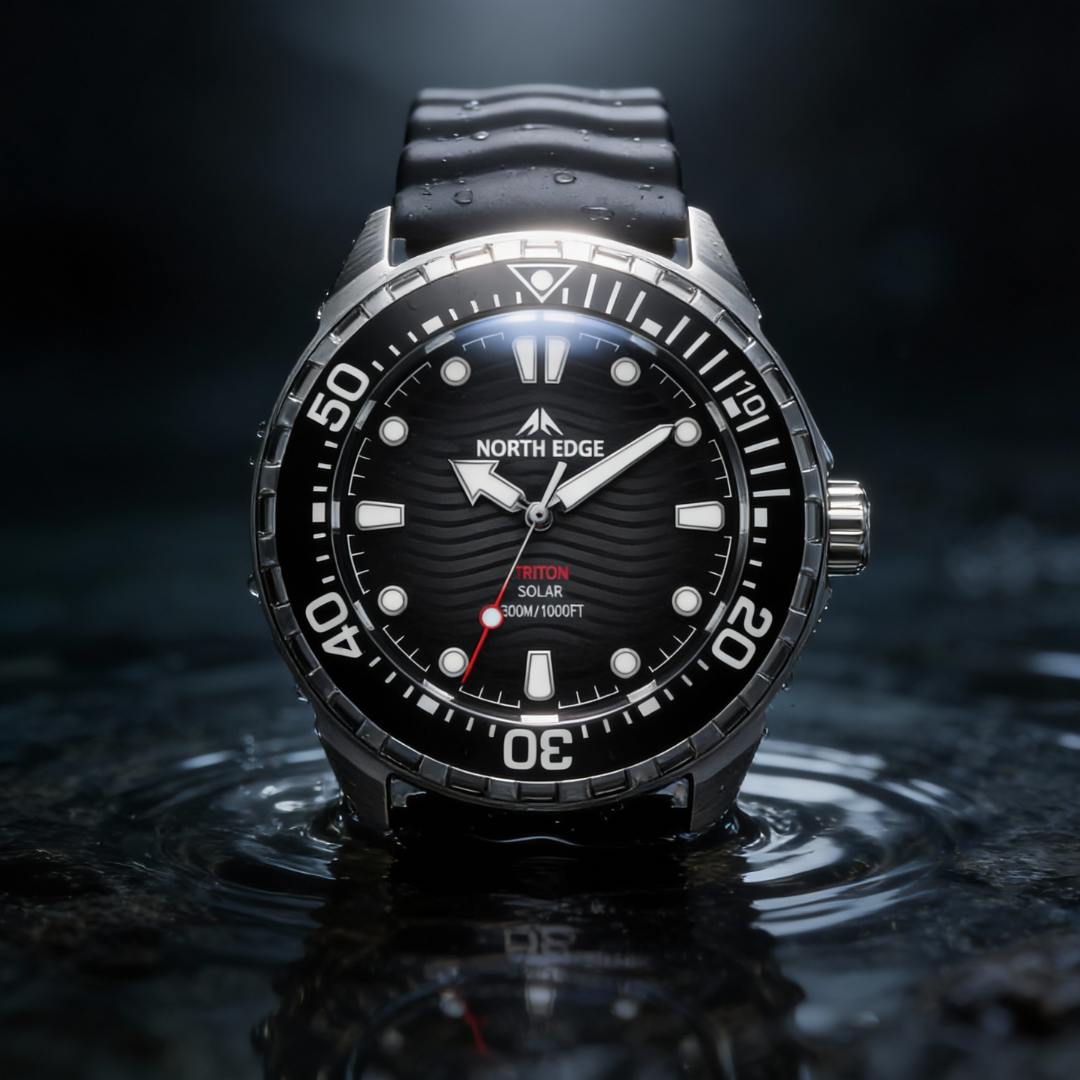 Trident 300 – Solar Powered 30ATM Diving Watch