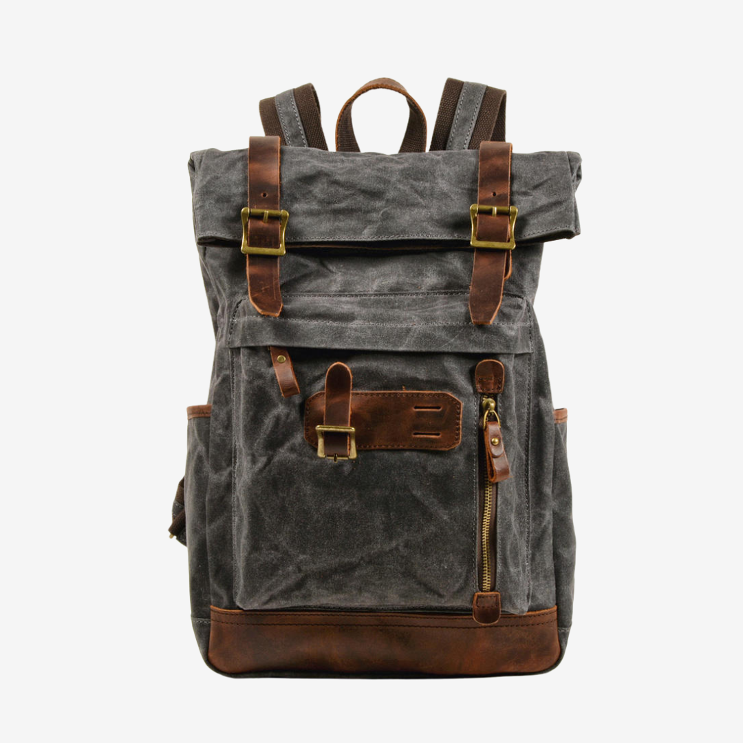 Vintage Canvas Knapsack Backpack