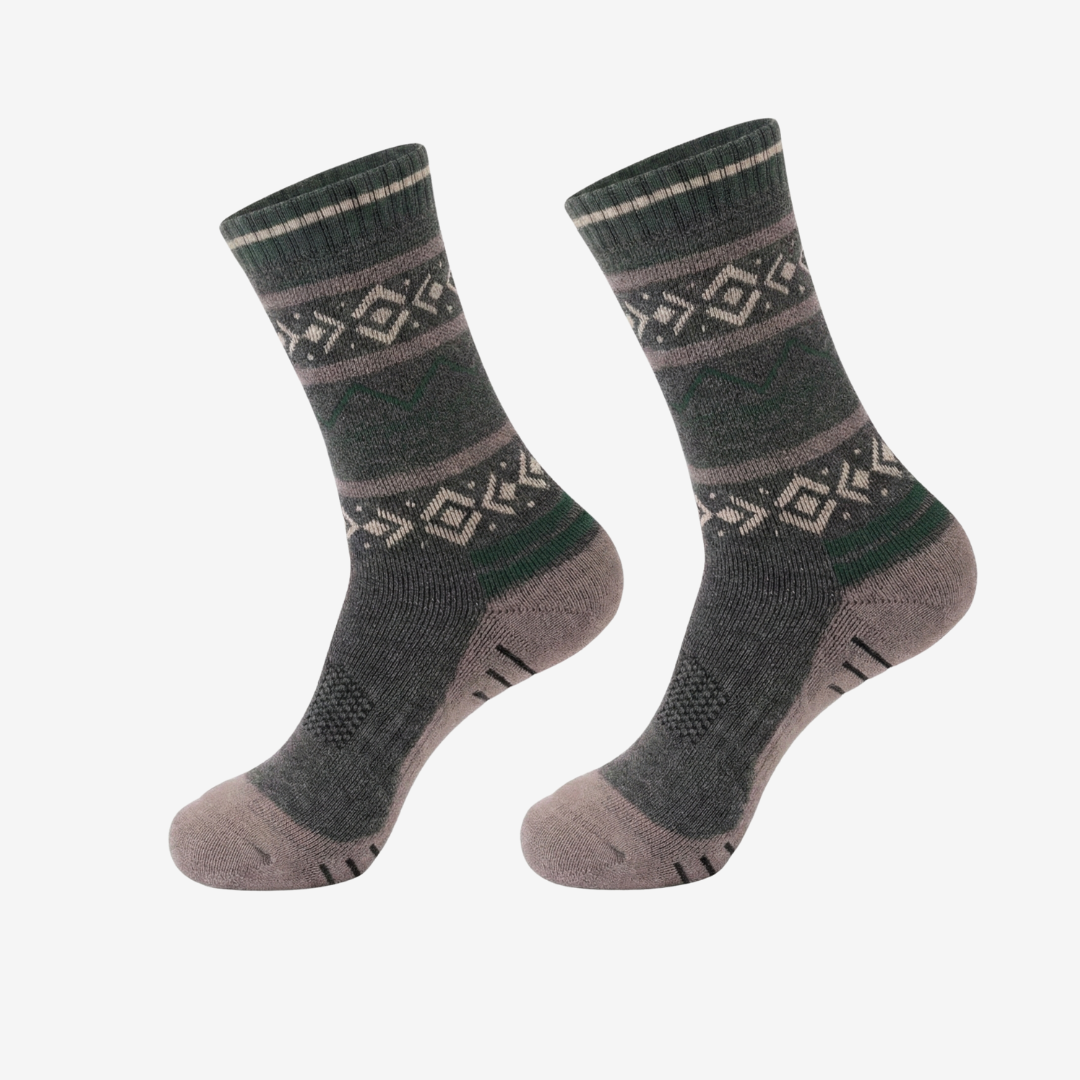 Moisture-Control Knitted Merino Wool Socks