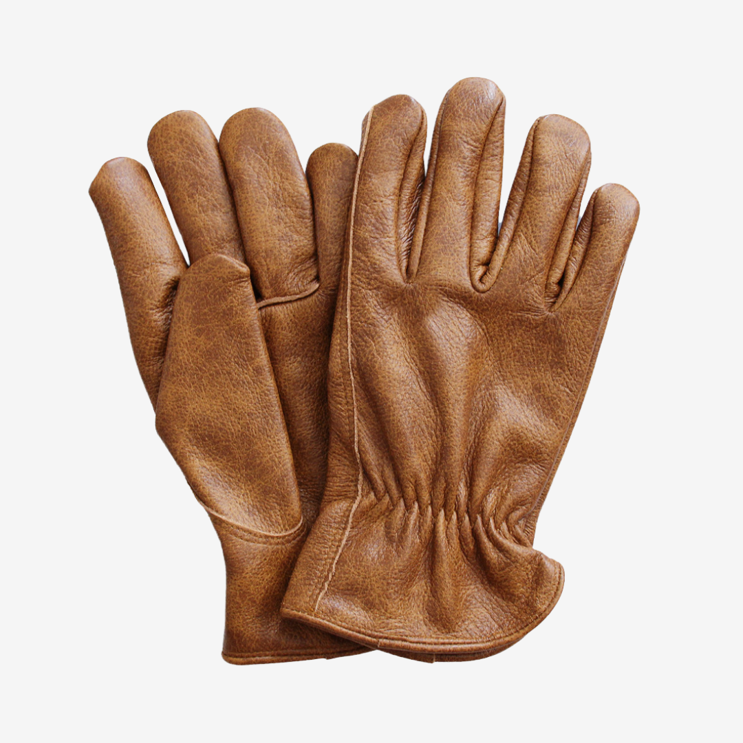 Anti-Slip Tie-Dye Brown Retro Gloves