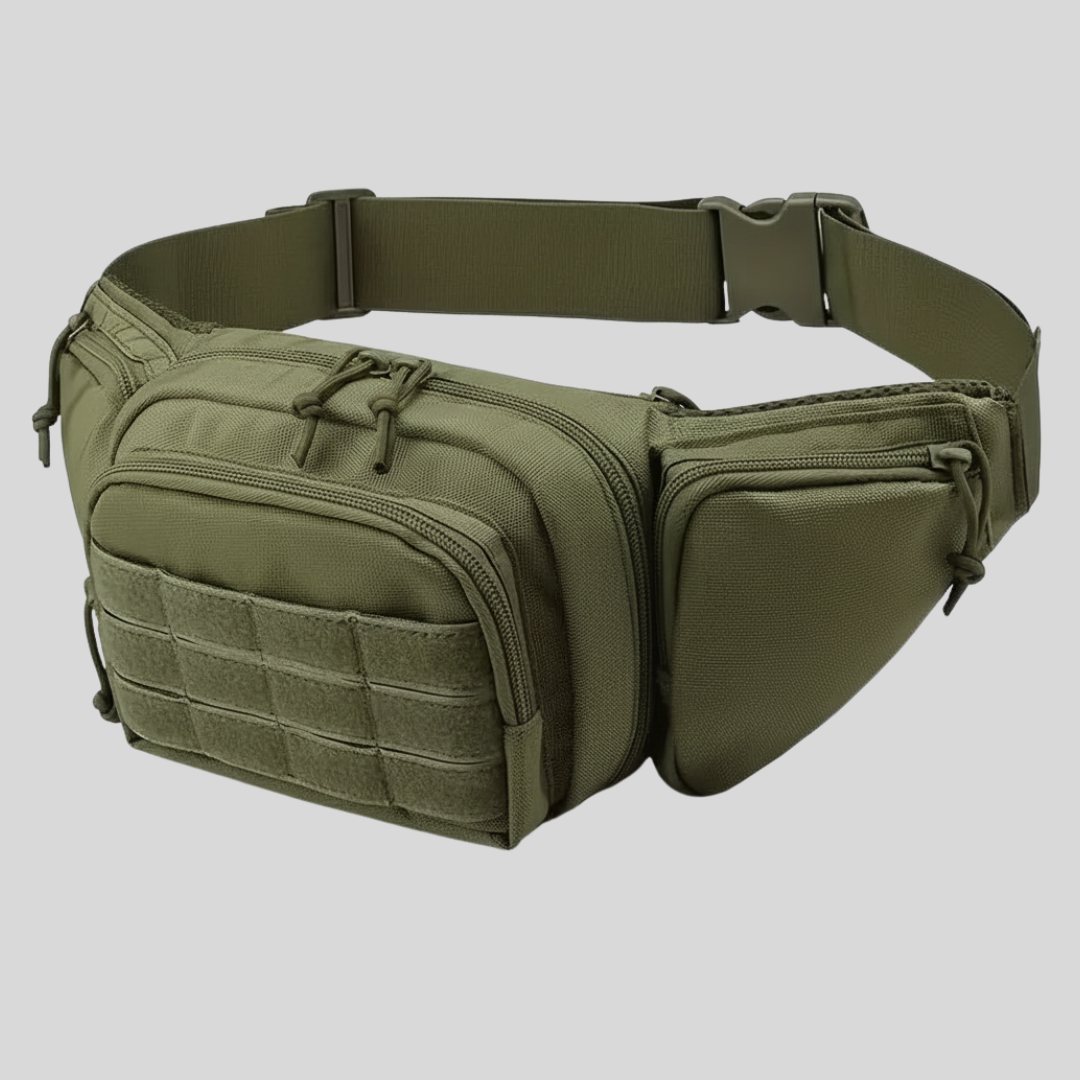 Lightweight Multi-compartment Rugged Waist Bag