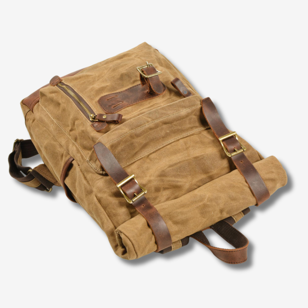 Vintage Canvas Knapsack Backpack
