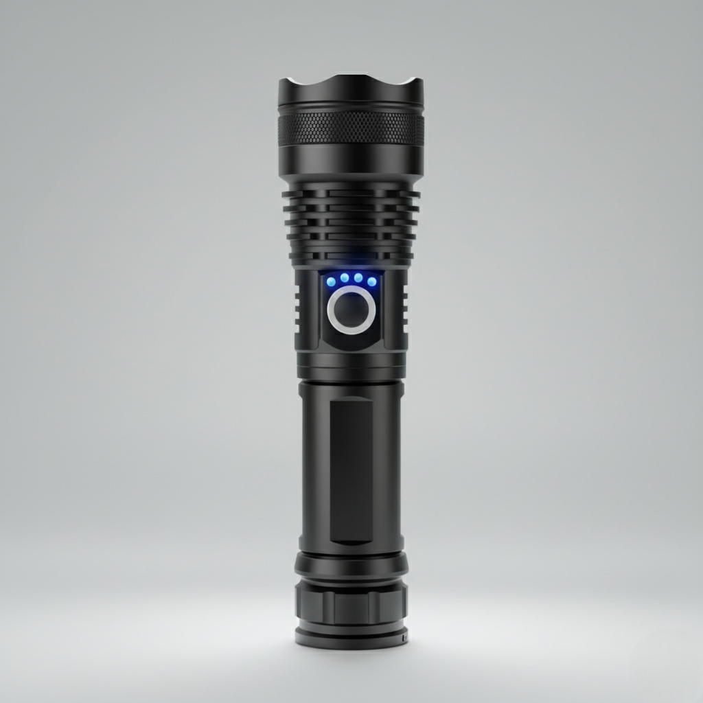 Long Range Waterproof Rechargeable LED Flashlight
